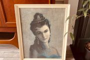 Vintage Framed Print by RF Harnet Movie Star