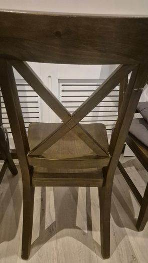 Table with bench and 4 chairs