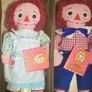 Knickerbocker Raggedy Ann and Andy dolls 1970 mint w box Image 2