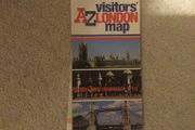Map  of London from 1970s