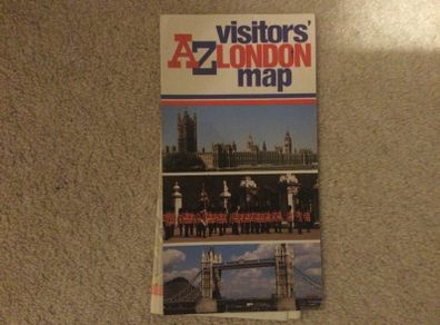 Map  of London from 1970s