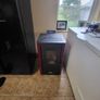 Stanley k50 5kw wood pellet stove claret Image 2