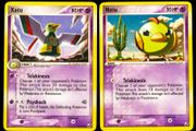 Xatu 49/115 and Natu 63/115 EX Unseen Forces Pokemon Cards Vintage 2005