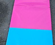 Beemat Foldable Balance Beam & Mat | Pink & Blue