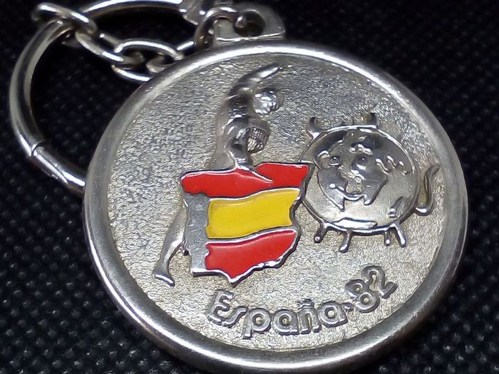 World Cup Keyring Spain 82