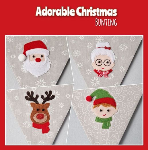 Adorable Christmas Bunting