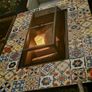 Mosaic Table with fire pit Image 3