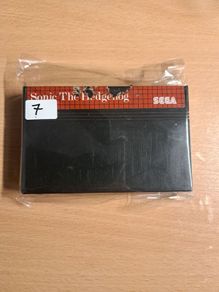Sonic the Hedgehog - Master System cart