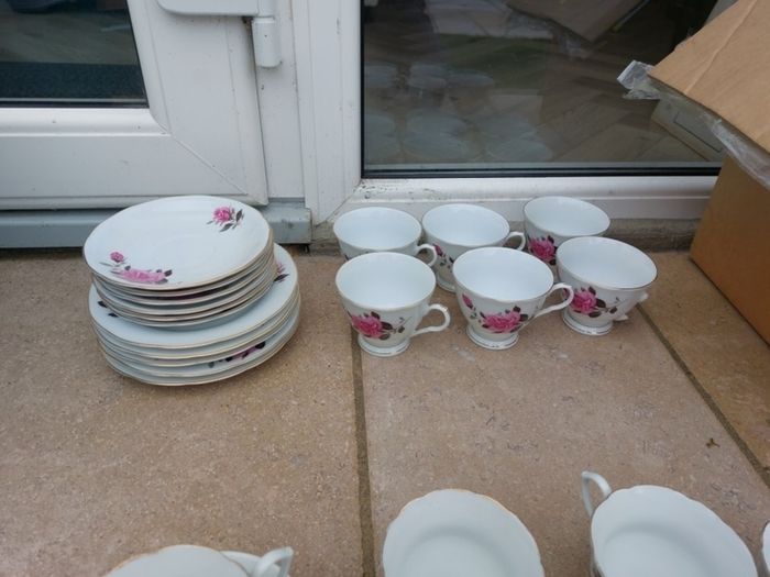 2 sets of fine bone china