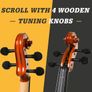 4/4 Full Size Violin Set - Orange Image 4