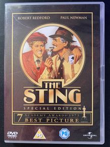 The Sting (George Roy Hill Film) [1973] Paul Newman, Robert Shaw & Robert Redford [Movie DVD] Academy Award Winner