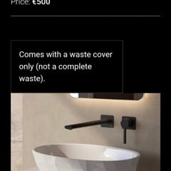 Geo matt white countertop basin from adamsez