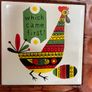 Vintage 1970s Chicken Tile on Bamboo Deviled Eggs Platter or storage Image 5