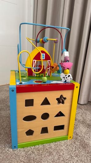 Ultimate 5-in-1 Educational Activity Toy - Cognitive Skills, Color Recognition, Learning Shapes, Imagination, Drawing
