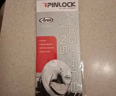 Pinlock for Arai helmet