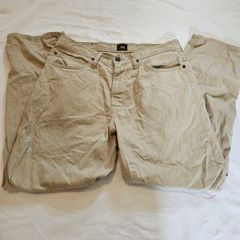 Mens Lee Beige Chino Trousers
