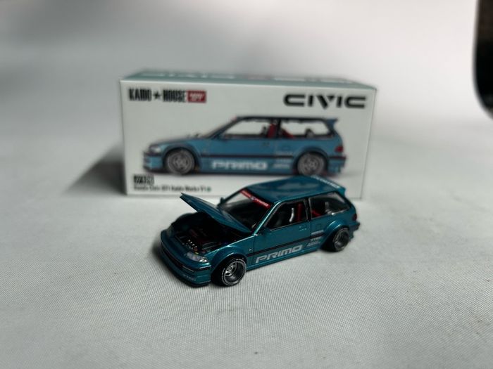 Honda Civic Ef Kaido House MiniGT