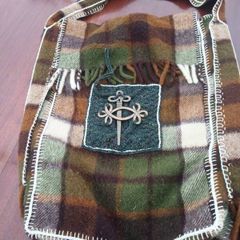 Celtic Tartin Wear Large Handcrafted Bag, with bespoke detail. Original .