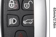5 Button Car Key Fob Cover Replacement For Range Rover, Sport Evoque Land Rover Discovery 4 Freelander Jaguar Remote