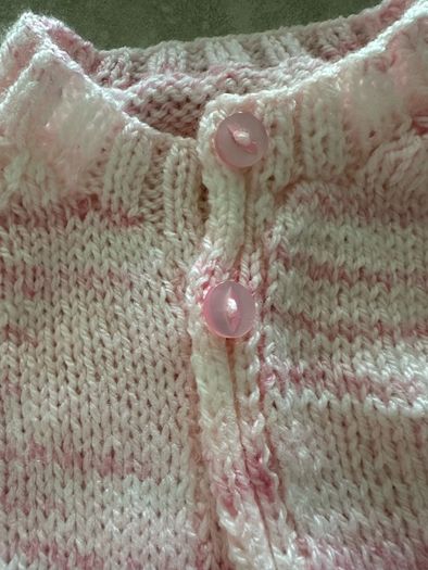 knitting baby cardigan