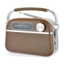 2 Band 'Vintage' Rechargeable Portable Radio USB Image 7
