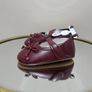 Baby Girls Wine Shoes. Size 13 Image 4