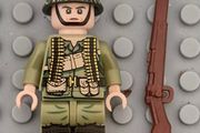 Lego compatible, military figures, American infantry. 15 figures plus rifles.