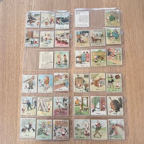 66 x 'Henry' Cigarette Cards Kensitas J. Wix & Sons 1935-37 V.Good - Excellent