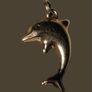 Pristine Vintage 9ct Gold Dolphin Charm / Pendant Image 7