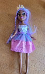 Barbie style Sparkle girltz Unicorn princess doll