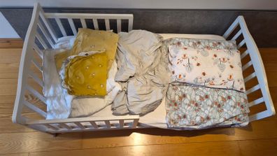 Bed, car seat, buggy