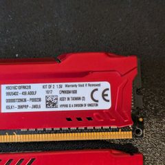 2x4gb Ddr3 1866 Mhz Cl10 1.5v Reference Hx318c10frk2/8