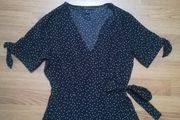 Elegant wrap blouse (never worn)