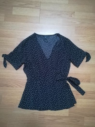 Elegant wrap blouse (never worn)