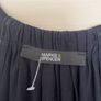 M&S draped navy top with beaded detail Image 3