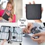 DIY Sewing Supplies with Sewing Accessories, Portable Mini Sewing Kit for Beginner, Traveller and Emergency Clothing Fixes, with Premium Black Carrying Case Image 3