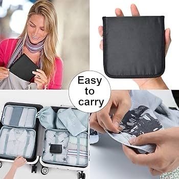 DIY Sewing Supplies with Sewing Accessories, Portable Mini Sewing Kit for Beginner, Traveller and Emergency Clothing Fixes, with Premium Black Carrying Case