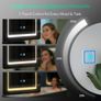 Bathroom Mirror Cabinets  and Shaver Socket 50x70cm Anti Fog, Dimmer, Touch Switch, Glass Shelves, IP44 Image 8