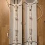 Rare Vintage IKEA Gyllen Wall Light Ice White Glass in Excellent condition Image 2