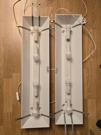 Rare Vintage IKEA Gyllen Wall Light Ice White Glass in Excellent condition