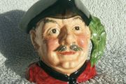 A vintage character mug - man wearing tricorn hat (Staffordshire Character Jugs)