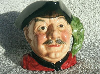 A vintage character mug - man wearing tricorn hat (Staffordshire Character Jugs)
