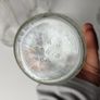 302 - Set of 4 Vintage Floral Decorative Collectible Clear Glass Tall Big Bottles Image 10