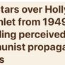 Very Rare Irish Pamphlet Red Stars Over Hollywood highlighting the perceived Communist propogada in the Hollywood movies in the post World War 2 era. Image 2