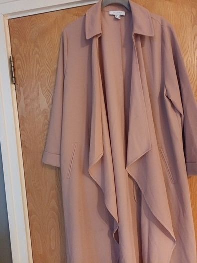 Primark  Lightweight Dusty  Pink Long  Coat.  S. 16    New.