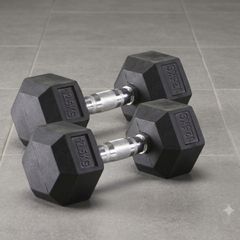 17.5kg and 12.5kg Hex Dumbbells