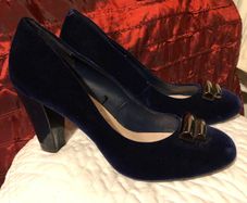 Navy Shoes size 7
