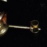Irish Hallmarked 9ct Gold Two-Tone Knot Stud Earrings  Dublin Assay Image 2