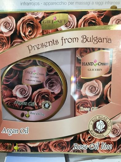Argan Oil Face Cream  and Hand Cream Gift Set