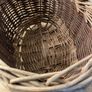Handmade wicker basket with handle Image 4